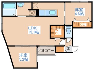 リュクス平岸の物件間取画像